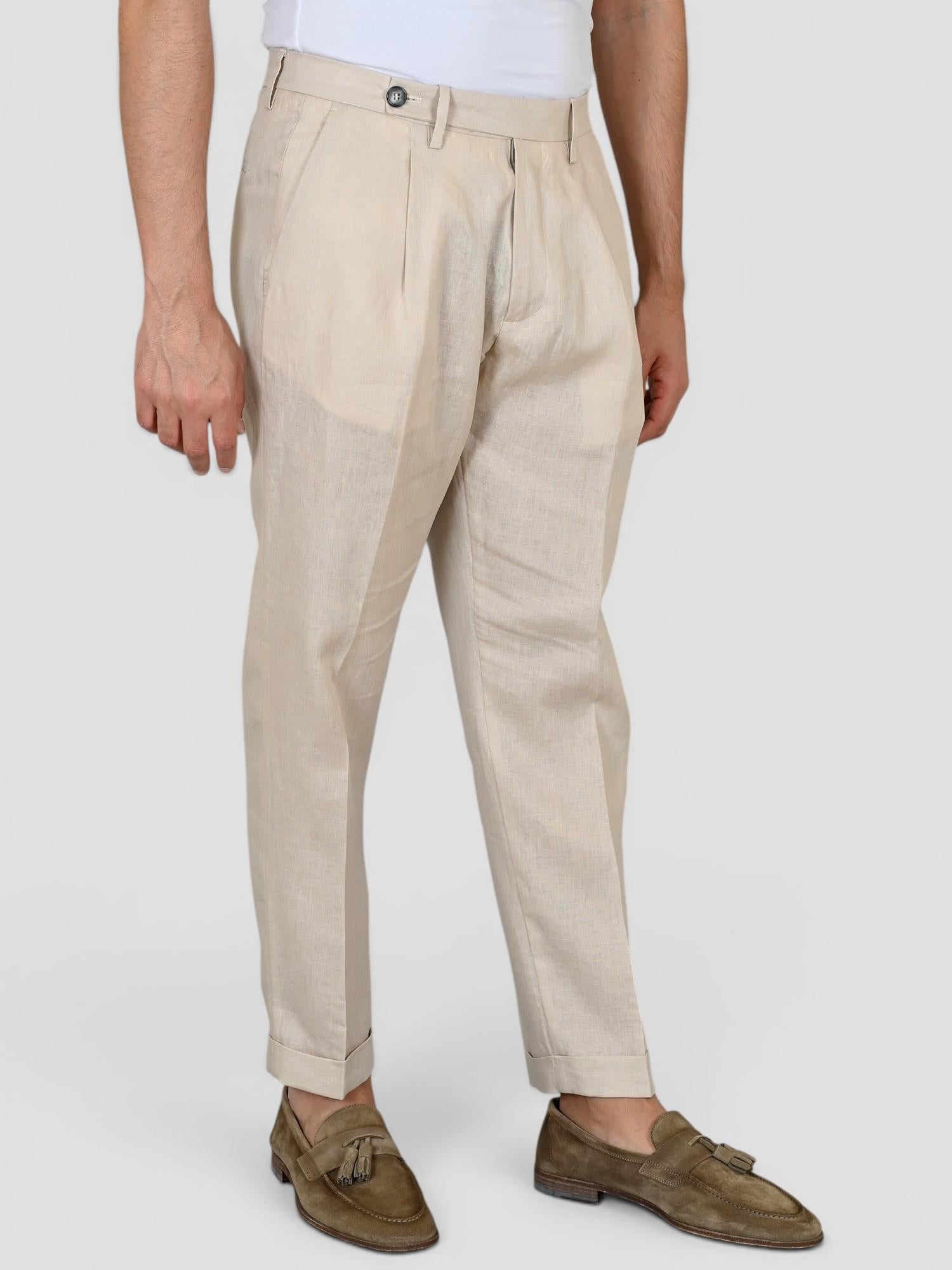 Pantalone sabbia GABRIEL LINO pence sartoriale GABRIELT95 SABBIA VANDOM 