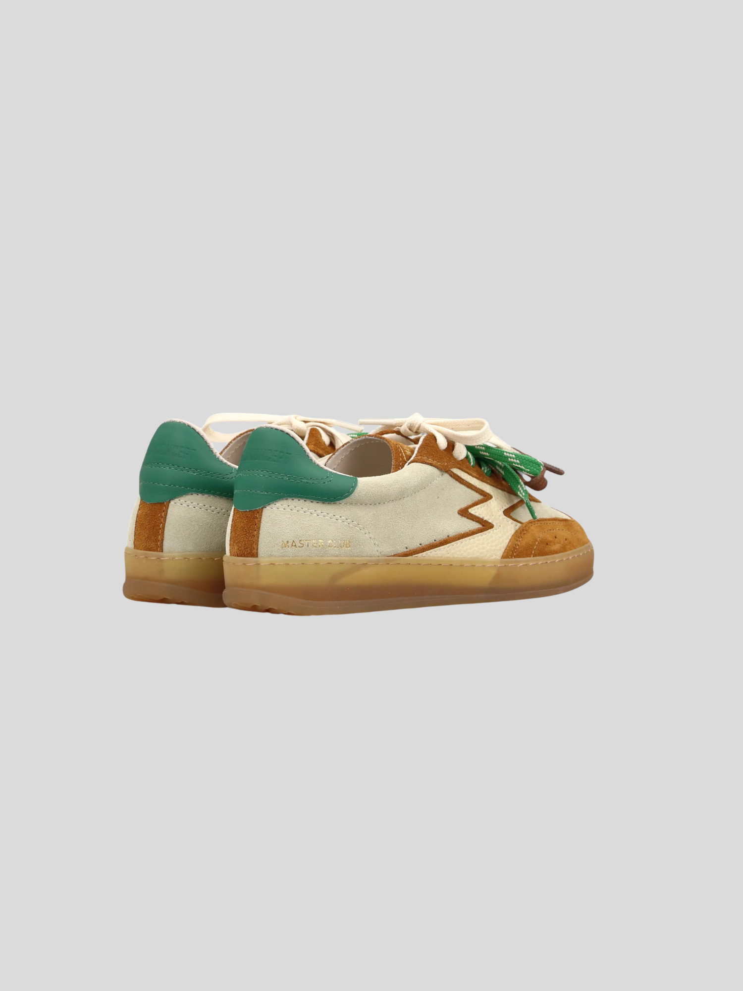 Sneakers CLUB PATCHWORK sand and cognac CL264 PATCHWORK MOACONCEPT 