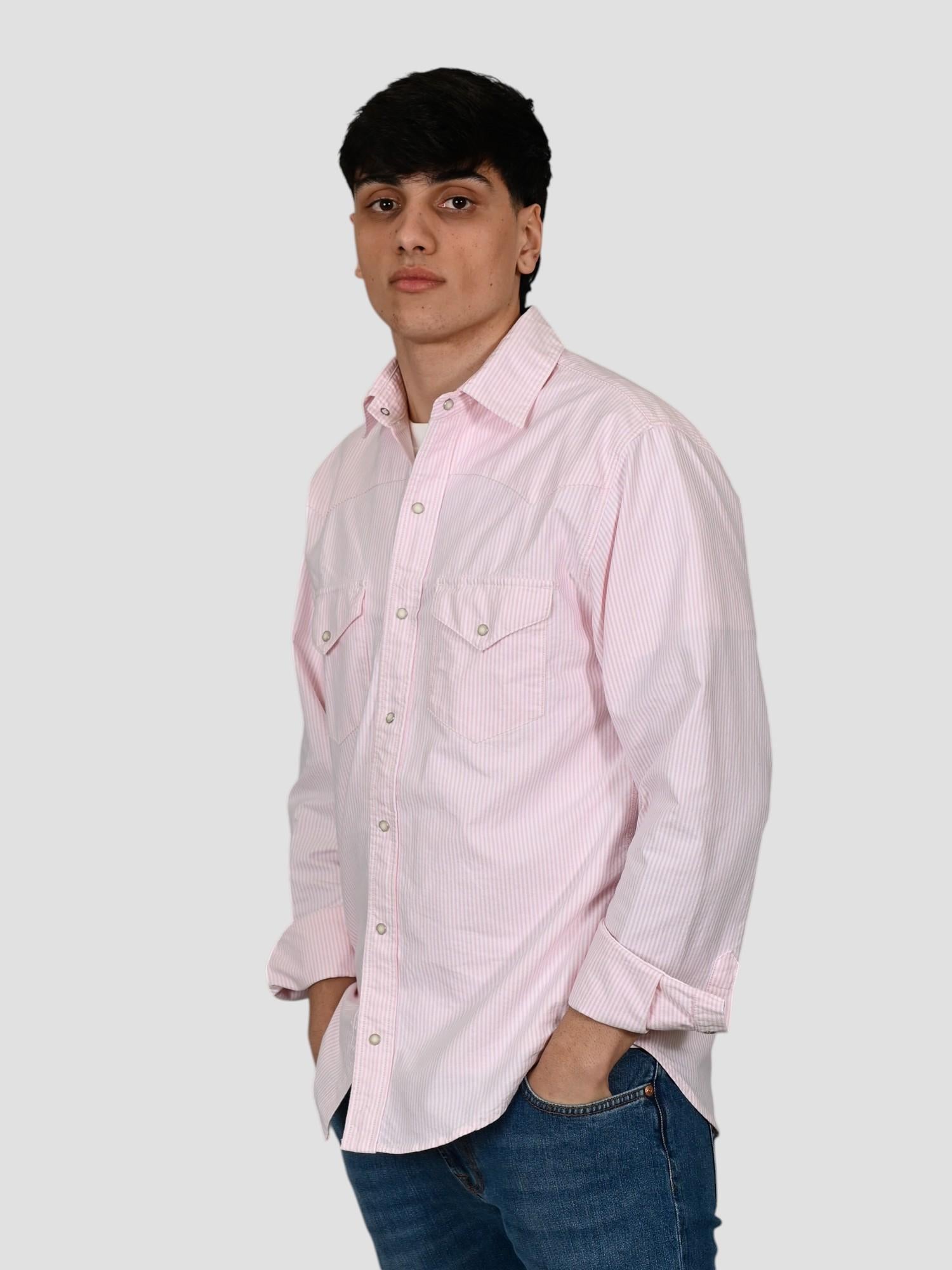 Camicia striped red WESTERN OXFORD flagstaff WESTERN OXFORD STRIPED RED CHESAPEAKE'S 
