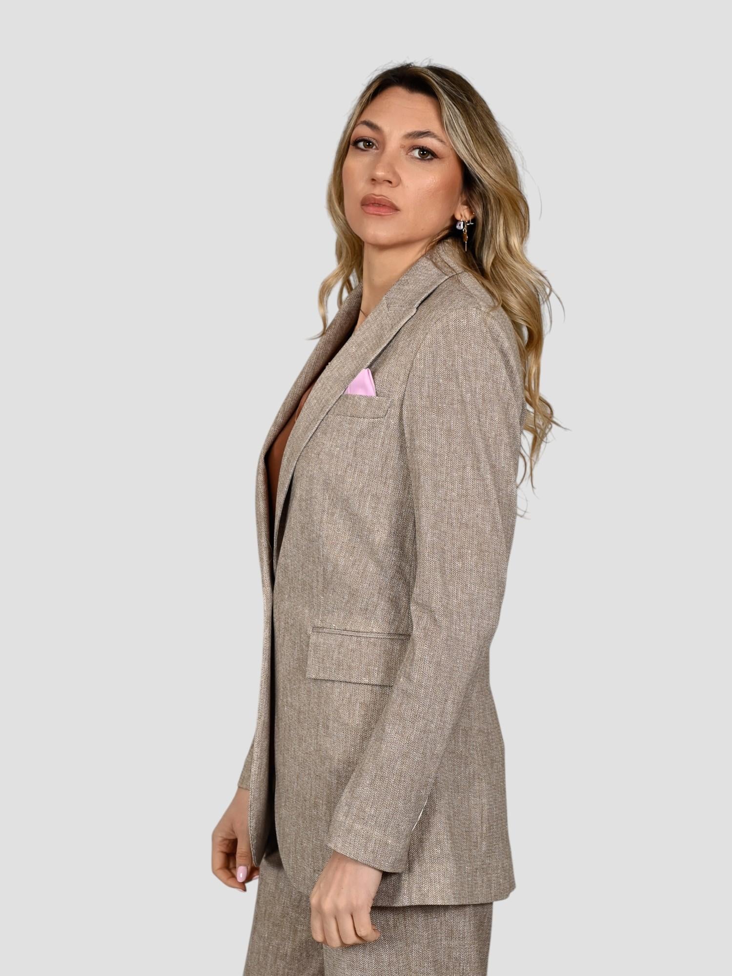 Blazer spinato FD3932 PRINT jersey ultralight FD3932 PRINT CIRCOLO 1901 