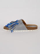 Ciabatta frange MAITE PASTEL suede denim MAITE PASTEL DENIM LAGOA 