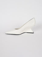 Décolleté donna bianco tacco sculpture S222010001 WHITE SCHUTZ 