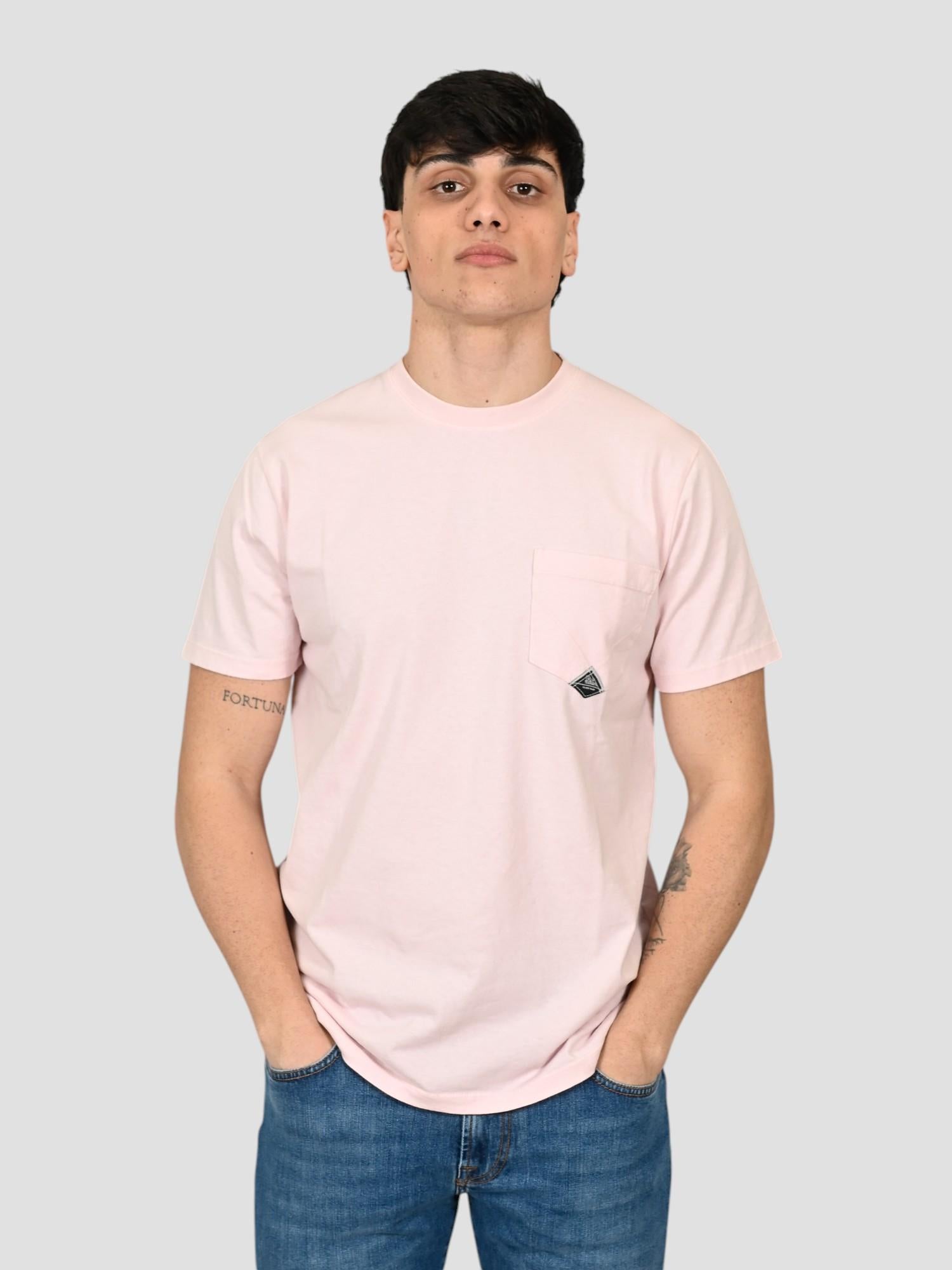 T-shirt light pink POCKET MAN POCKET MAN LIGHT PINK ROY ROGER'S 