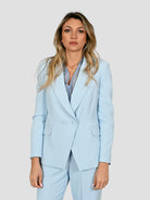 Blazer celeste AN31159 crepe AN31159U308 CELESTE ANITIE' 