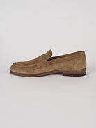 Mocassino uomo camel in pelle velour 1867 VELOUR 2605 CAMEL CORVARI 