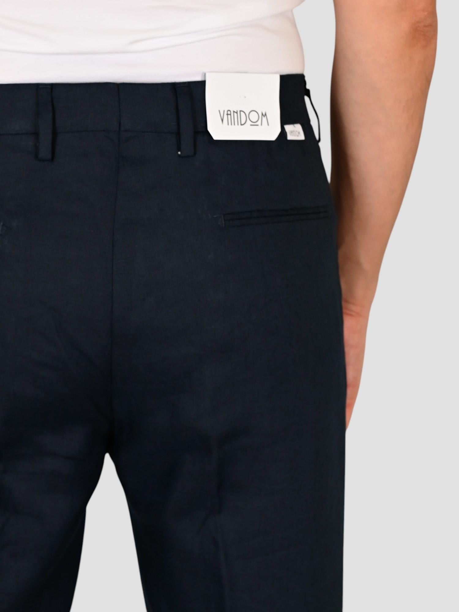 Pantalone blu GABRIEL LINO pence sartoriale GABRIELT95 BLU VANDOM 