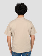 T-shirt beige MR. BOX CLUB SS260014 BEIGE INTHEBOX 