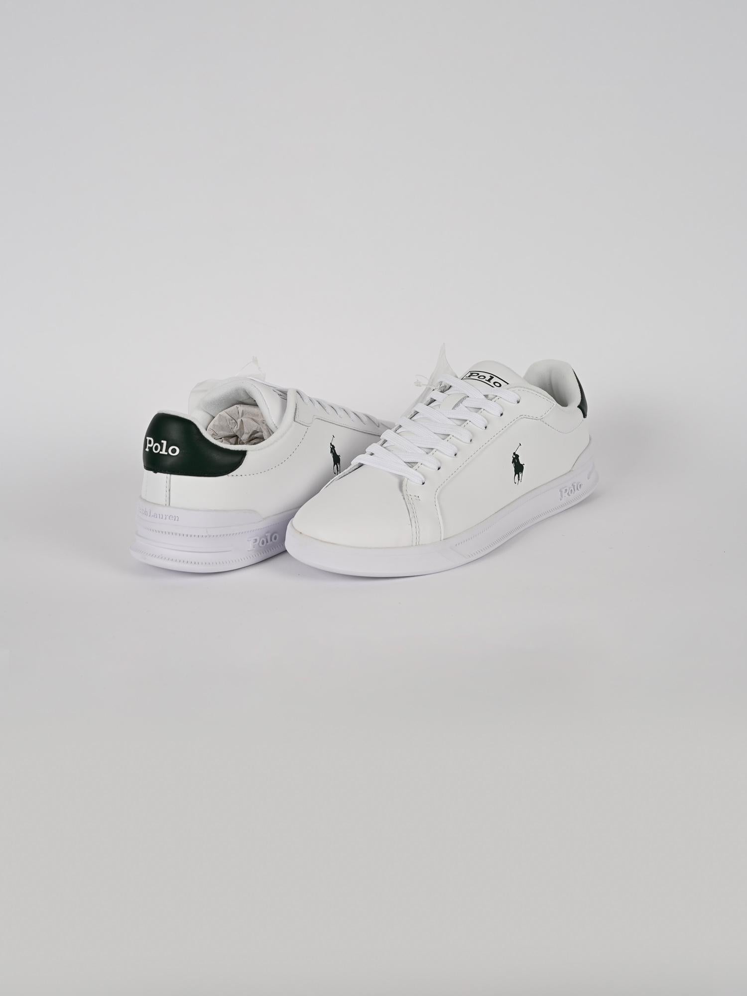 Sneaker heritage court bianca verde HRT CT II-SK-ATH WHITE GREEN POLO RALPH LAUREN 