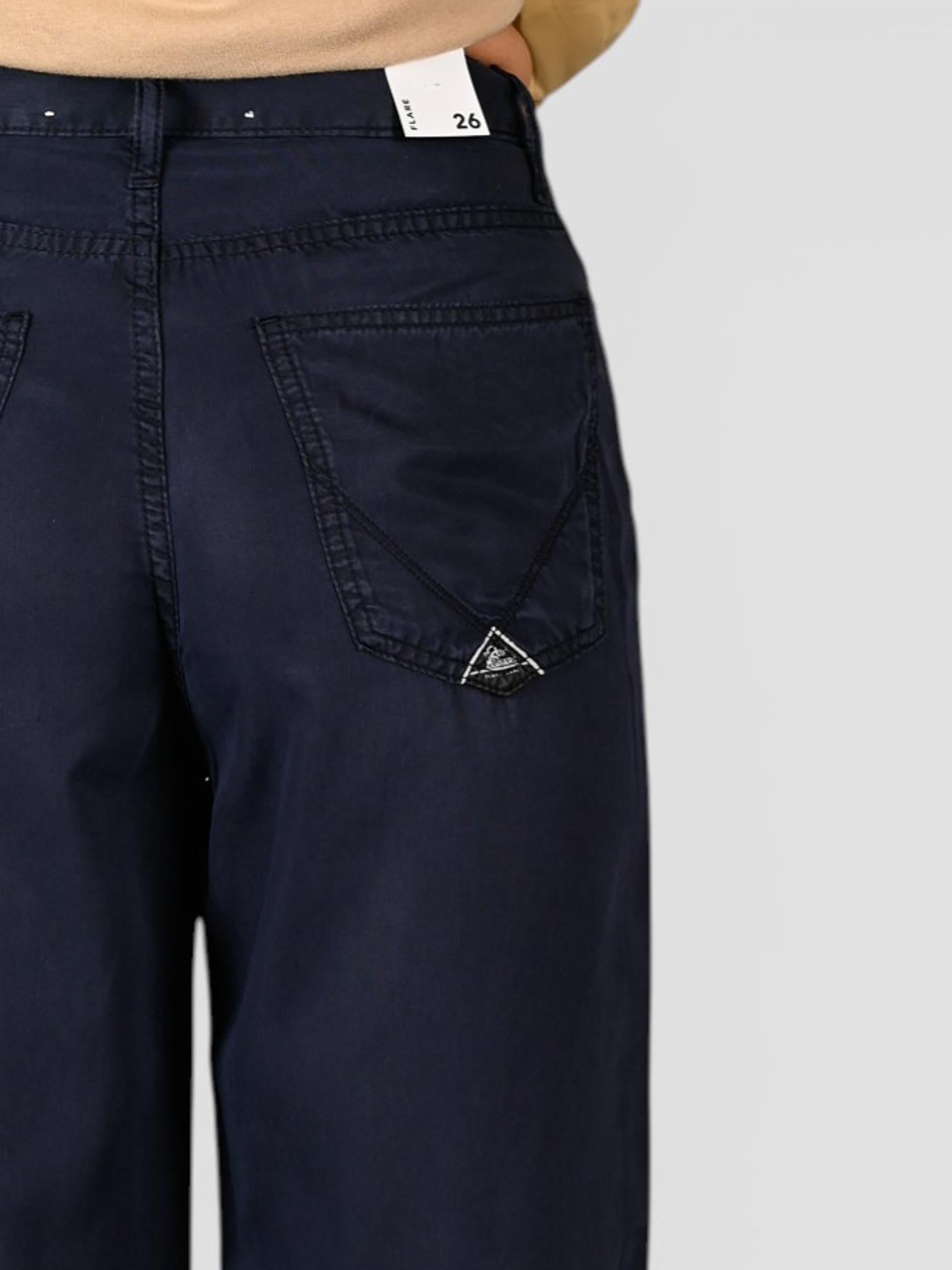 Pantalone blue navy MARTA WOMAN tencell MARTA WOMAN BLUE ROY ROGER'S 