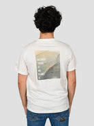 T-shirt sabbia PRAIAALF WHITE print TS PRAIAALF ECOALF 