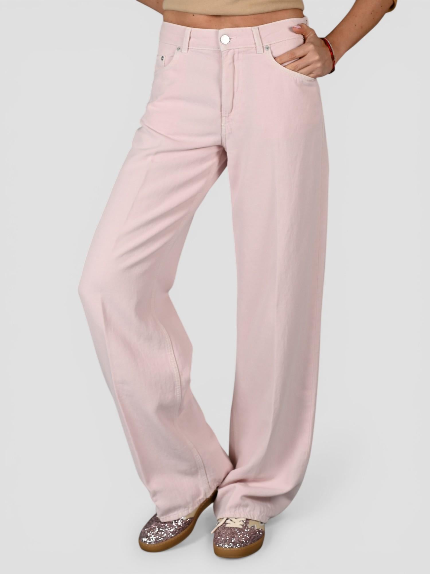 Pantalone rosa ANNA 2410 wide leg ANNA 2410C0184 T0104 SIVIGLIA 