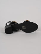 Sandalo donna nero in pelle A13517000 20002 AREZZO 