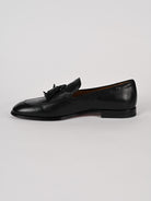 Moccasino uomo nero in pelle 1841 GARDA NERO CORVARI 
