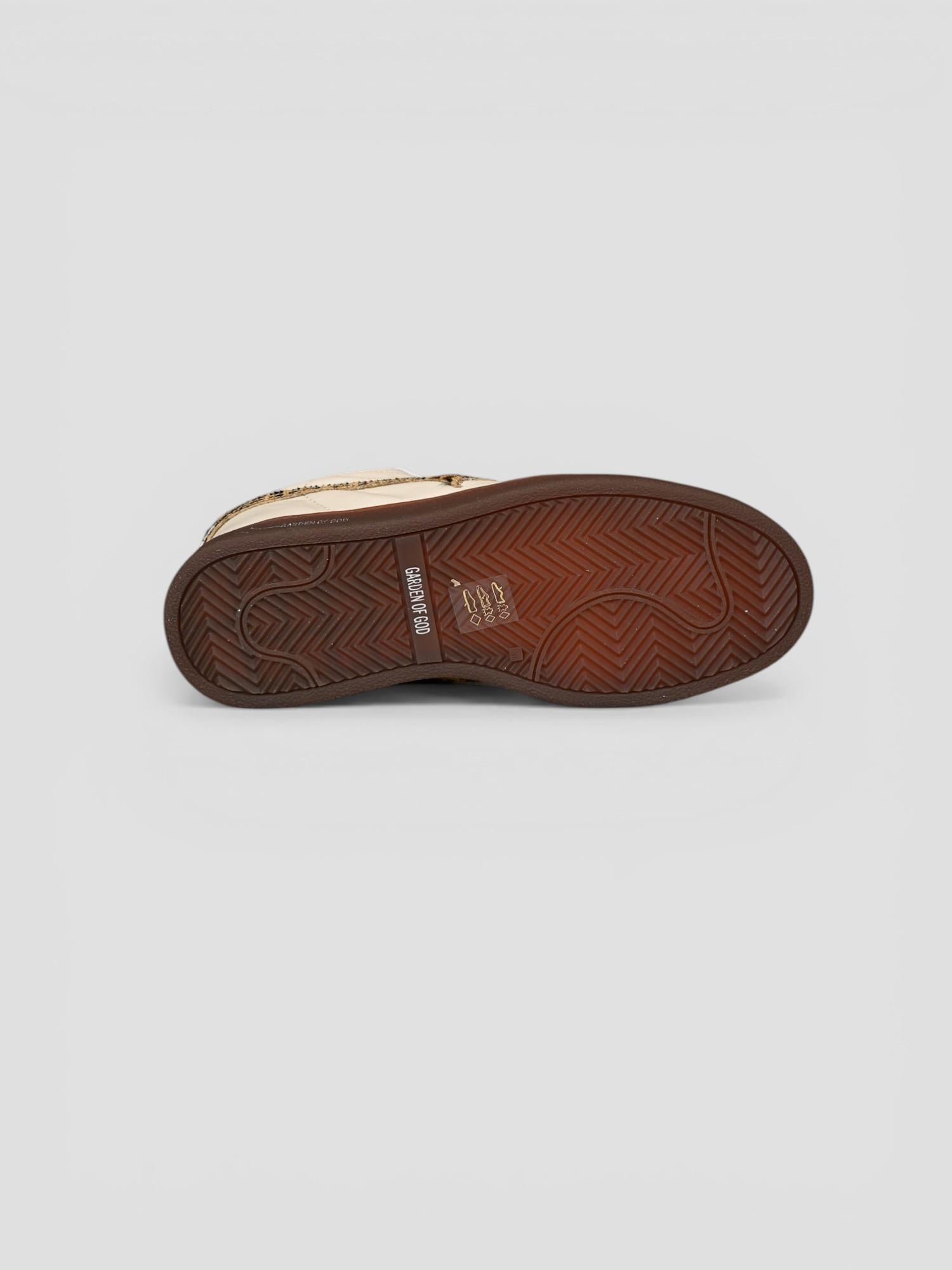 Sneakers EARTH LEO off white animalier EARTH LEA OFF WHITE ANIMALIER GARDEN OF GOD 