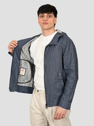 Giubbino blu MILLS 560 lino MILLS560 BLU BOB 