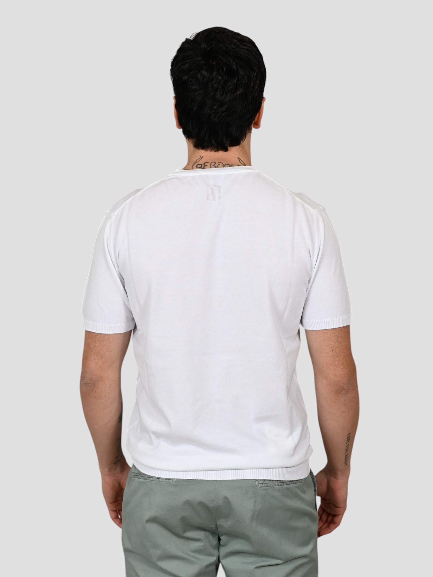 Maglia bianco ottico WO 0857 WO 0857 0900 WOOL & CO. 