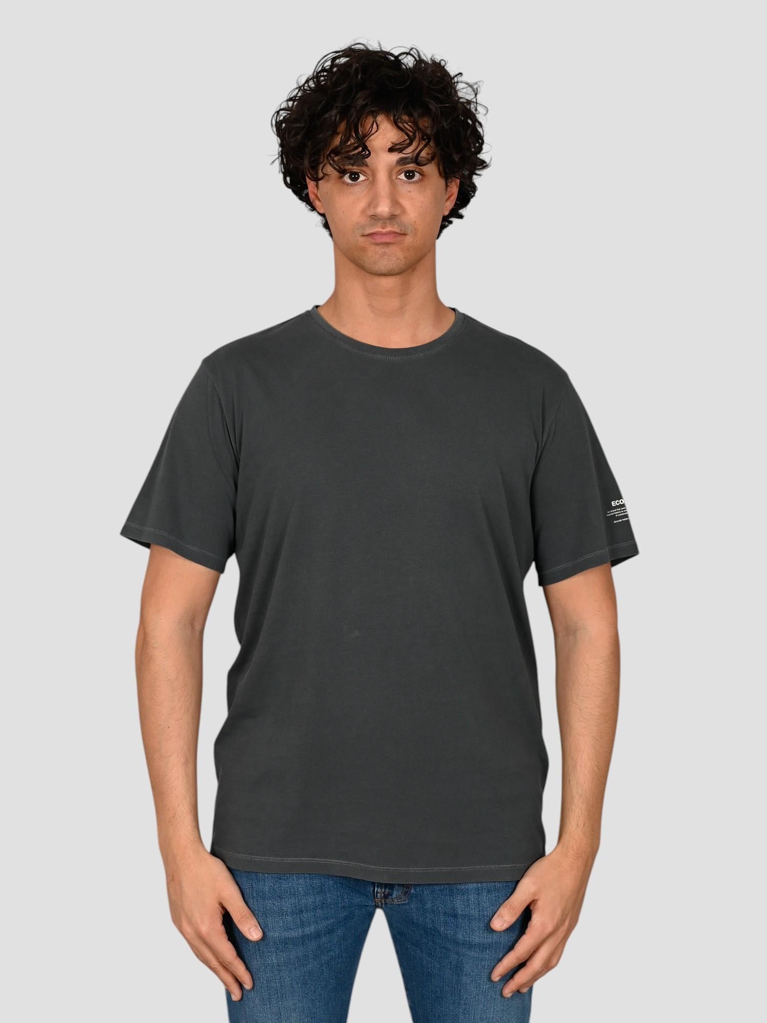 T-shirt sabbia MINALF STEEL print TS MINALF GREY ECOALF 