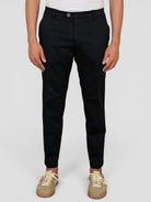 Chino blu STEFANO ventre piatto raso STEFANOT1 BLU VANDOM 