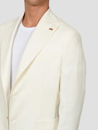 Blazer bianco G13/1 RZ0 blend linen G13/1 RZ0 BIANCO RPL 