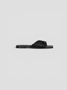 Mule pelle 8557 BLACK intrecciato 8557 BLACK CORRIDONI MILANO 