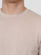 Maglia cipria WO 0857 WO 0857 0903 WOOL & CO. 