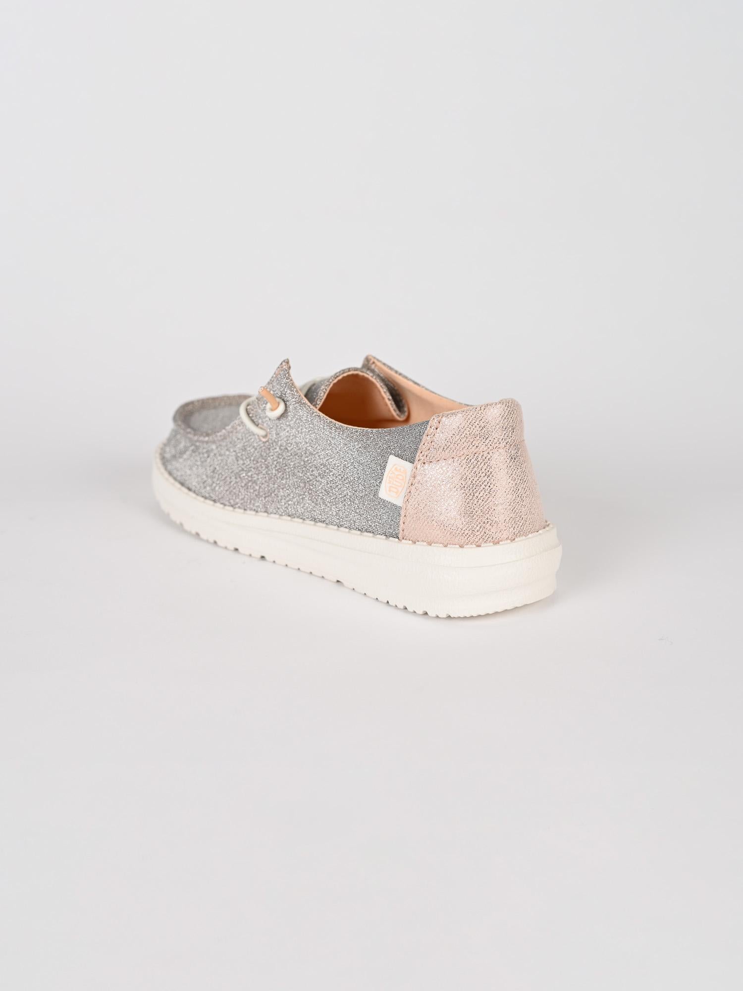 Slip-on ultralight WENDY METALLIC rose WENDY METALLIC ROSE GOLD HEY DUDE 