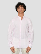 Camicia coreana ZF24 8158 rigata rosa ZF248158 002 MARCUS 