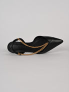 Slingback donna nera in pelle A13029009 50004 AREZZO 