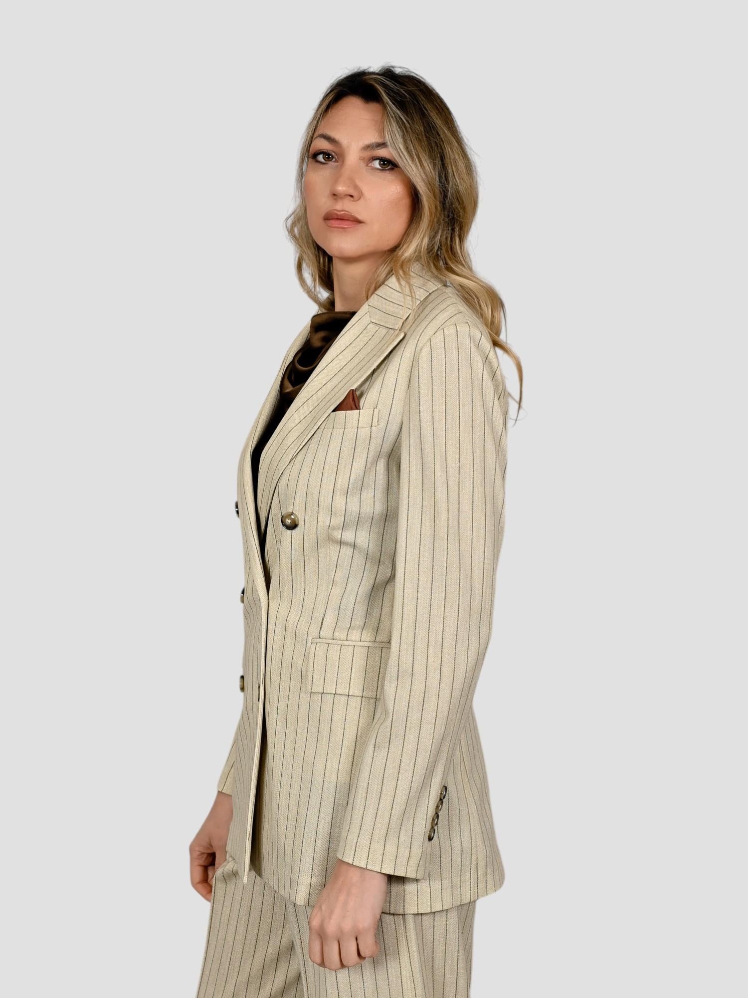 Giacca corn FD3920 gessato FD3920 CORN CIRCOLO 1901 