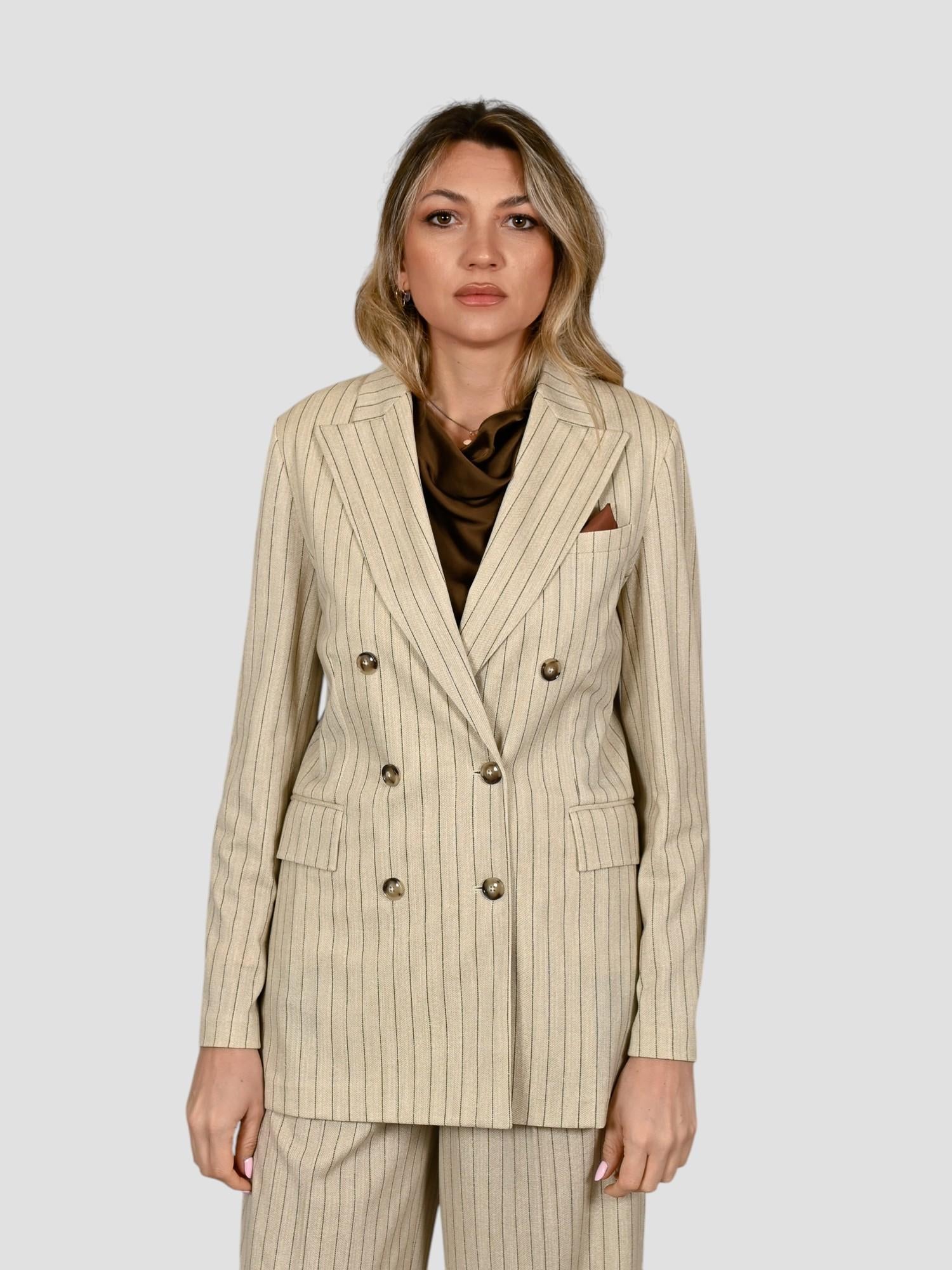 Giacca corn FD3920 gessato FD3920 CORN CIRCOLO 1901 