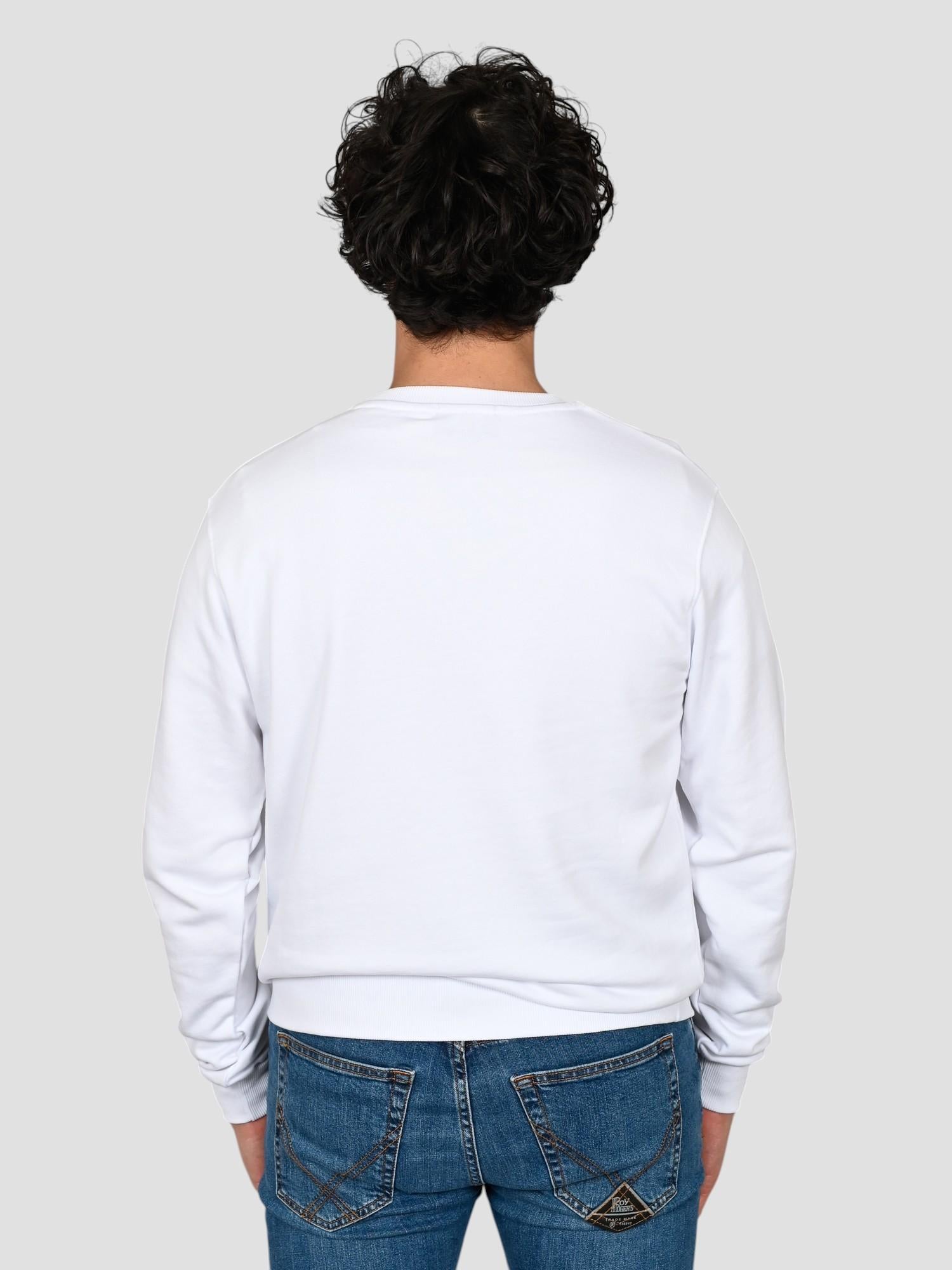 Felpa leggera A1137 BIANCO gin tonic A1137 BIANCO SUPERCULTURE CLOTHING 