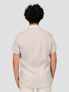 Camicia sabbia 16U4 8837 puro lino 16U48837 002 MARCUS 