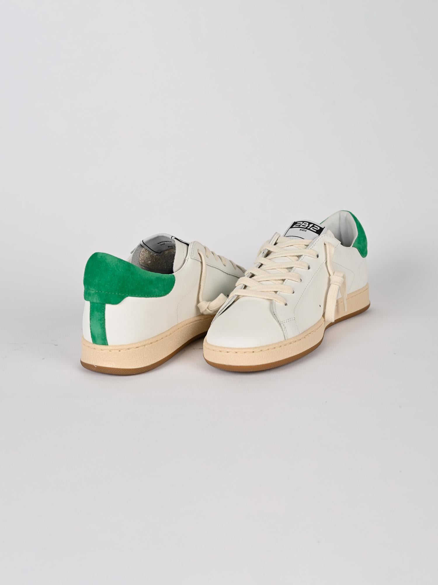 Sneakers ragazzo bianca JUNIOR SUPRIME JRSUPRIME 88 VERDE 2B12 