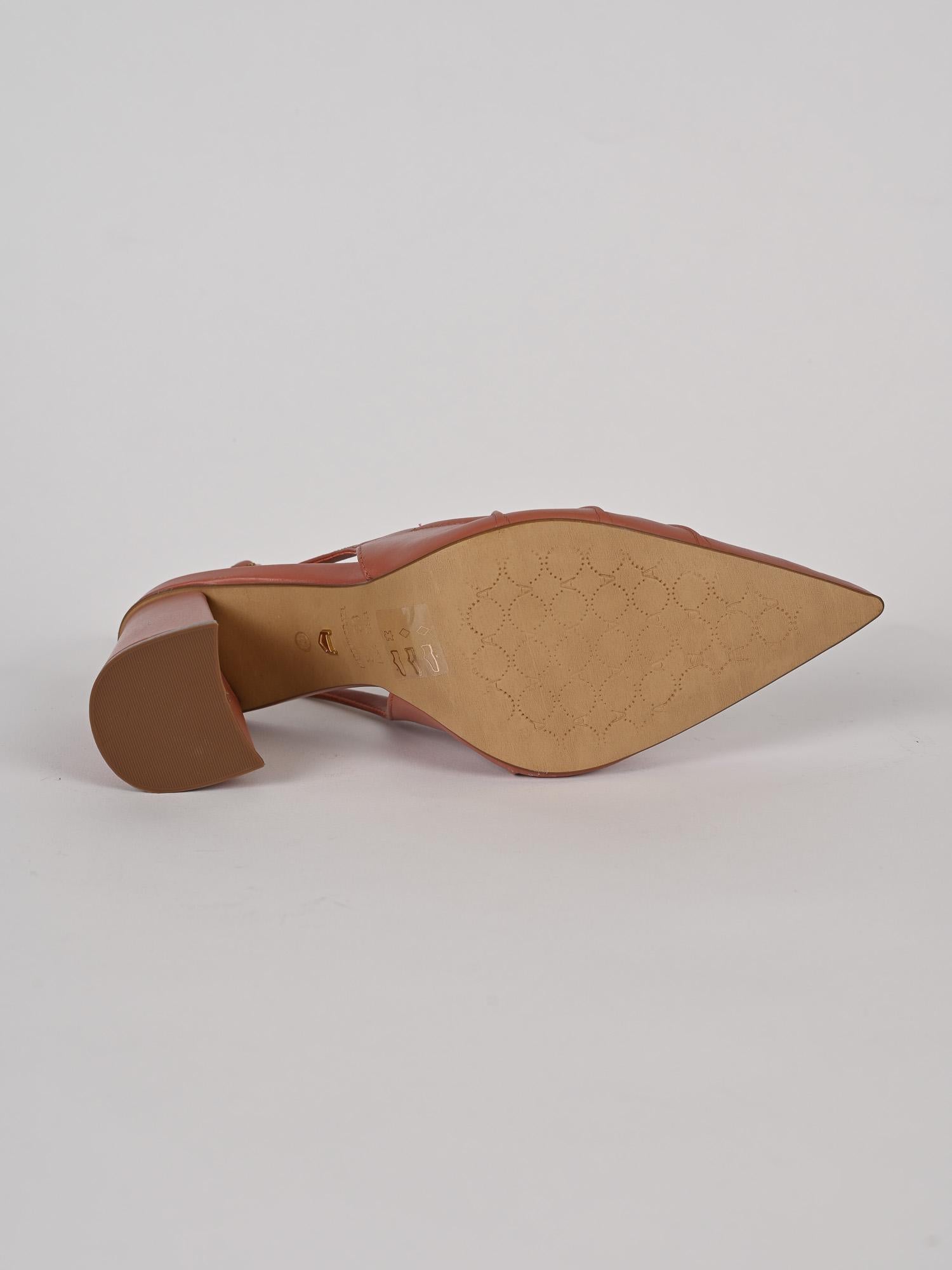 Slingback donna cipria block heel A1129000 30003 AREZZO 
