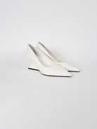 Décolleté donna bianco tacco sculpture S222010001 WHITE SCHUTZ 