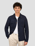 Giacca maglia JEAN JEANS overshirt blu JEAN JEANS BOB 