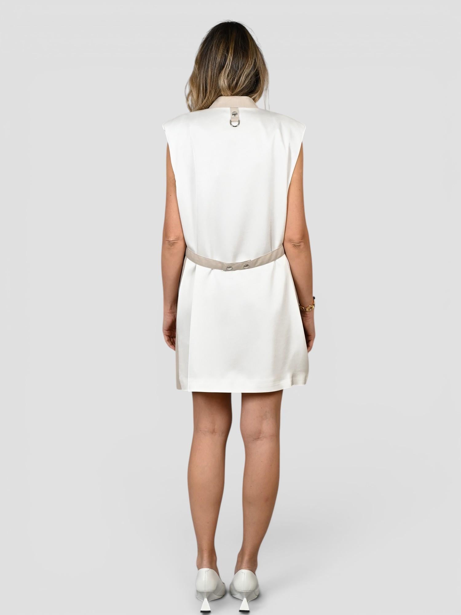 Abito sartoriale A087 T007 taupe gilet A087-T007 TAUPE ISABELLE BLANCHE PARIS 