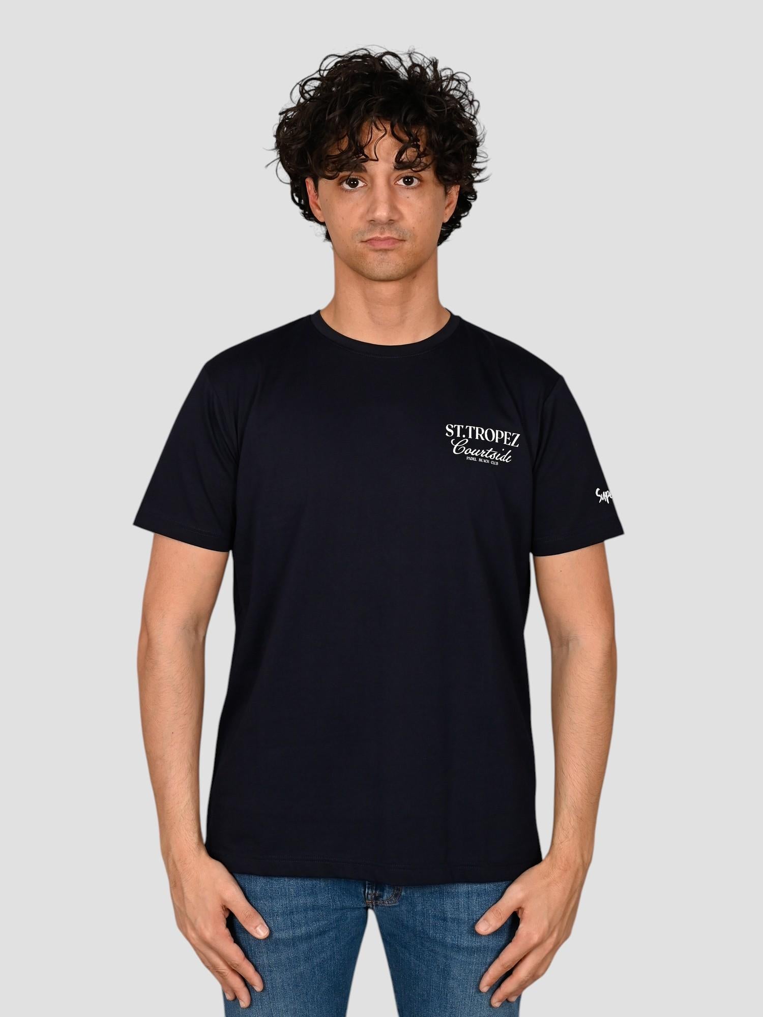 T-shirt A1149 BLU padel club A1149 BLU SUPERCULTURE CLOTHING 