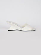 Mules donna bianca tacco sculpture S220010002 WHITE SCHUTZ 