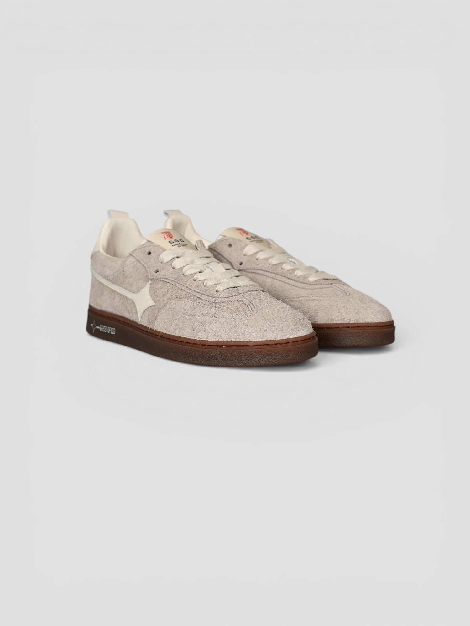 Sneakers taupe EARTH HAIRY suede EARTH SUEDE HAIRY GARDEN OF GOD 