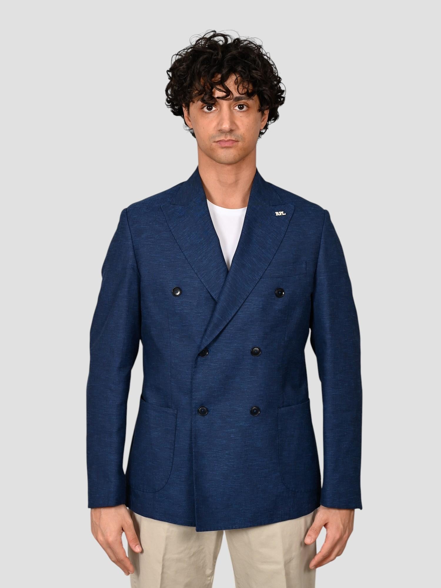 Blazer doppiopetto G22 BOA blu fiammato G22 BOA BLU RPL 