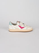 Sneakers bambina MINI PLAY bianca MINIPLAY 127 FUXIA 2B12 