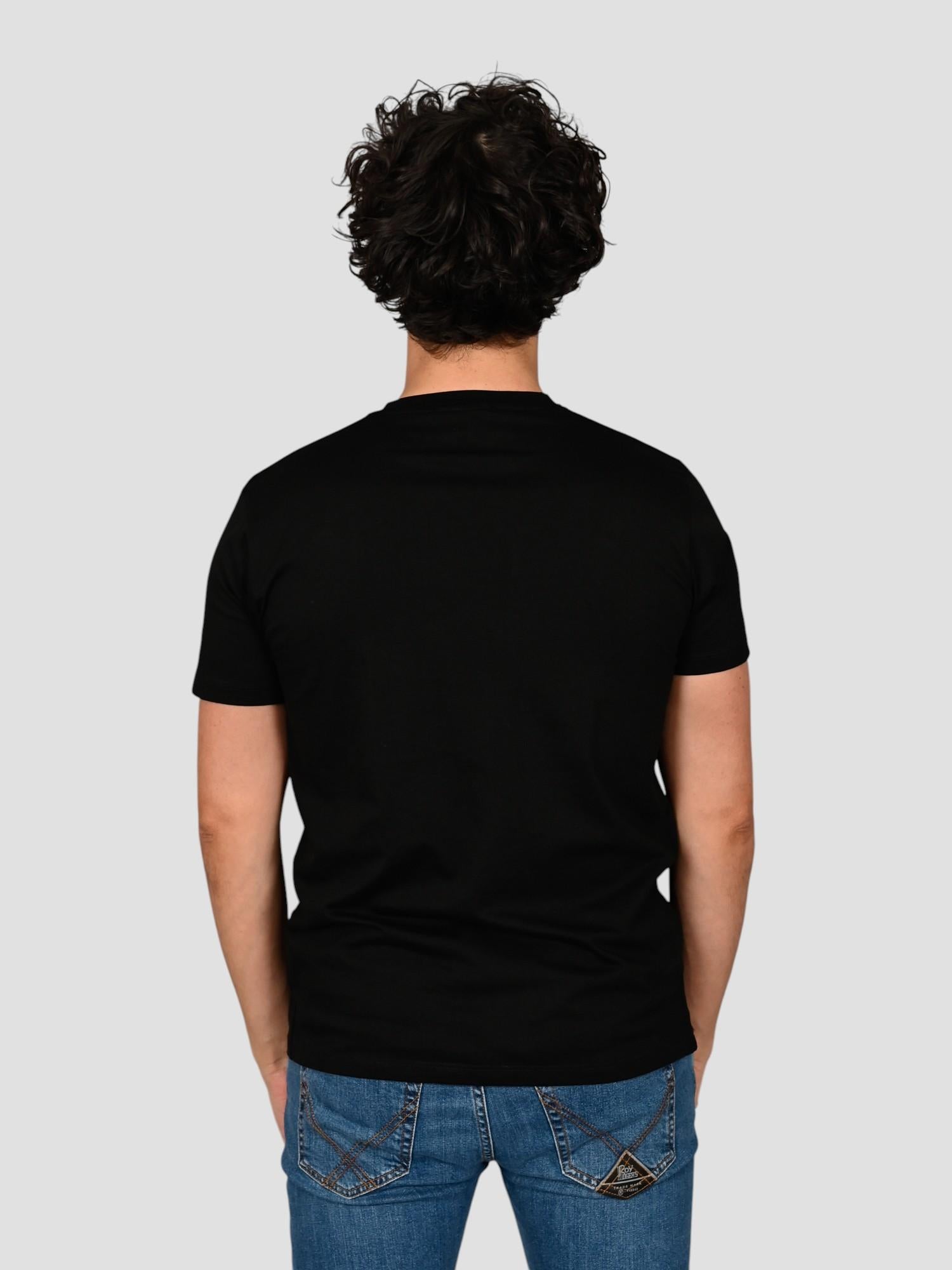 T-shirt A1119 NERO champagne culture A1119 NERO SUPERCULTURE CLOTHING 