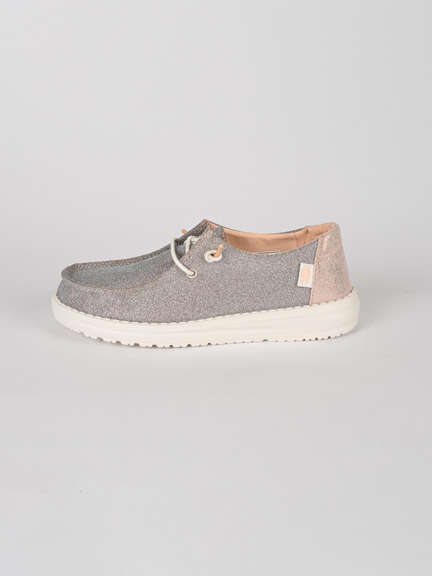 Slip-on ultralight WENDY METALLIC rose WENDY METALLIC ROSE GOLD HEY DUDE 