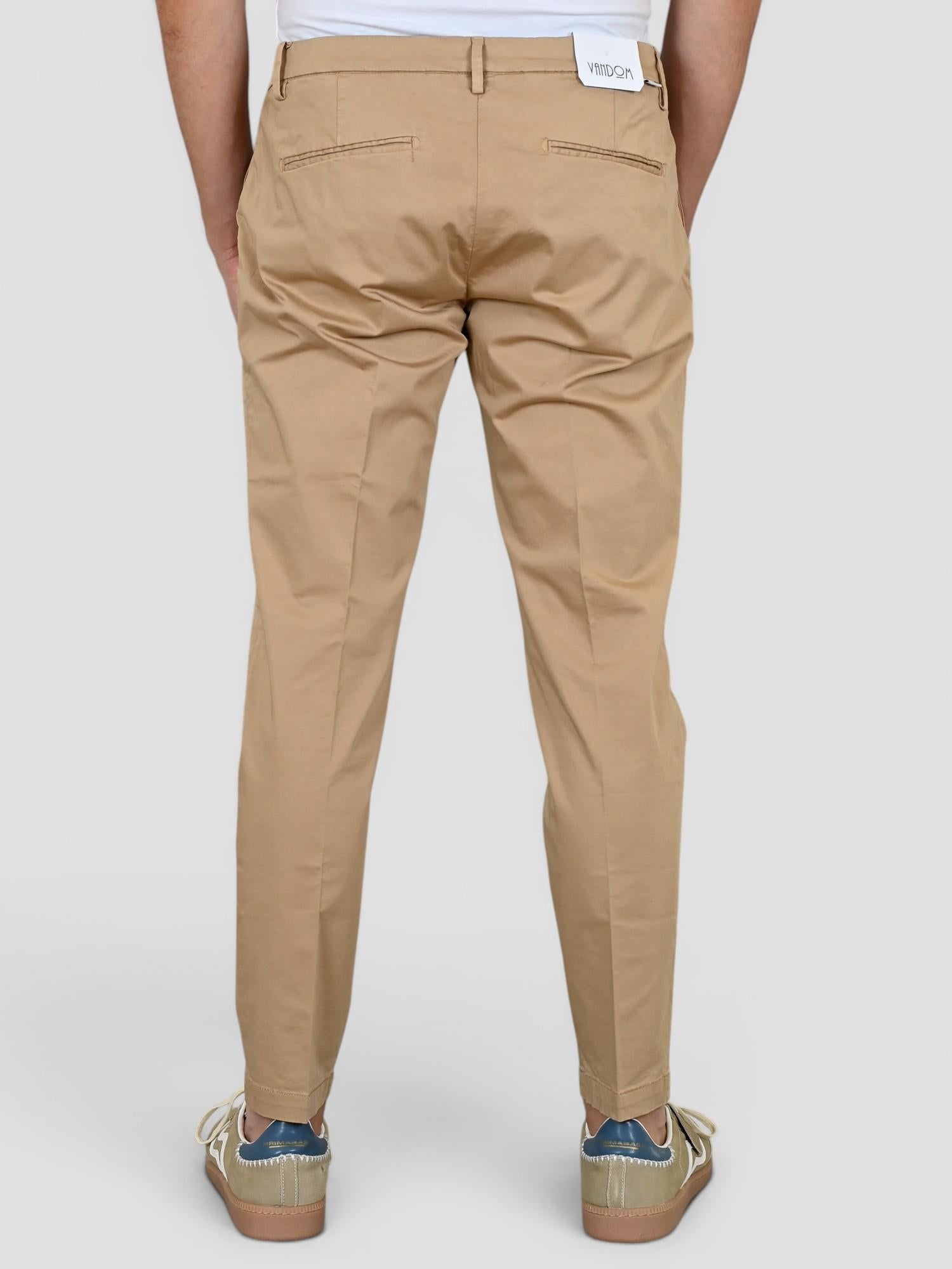 Chino nocciola STEFANO ventre piatto raso STEFANOT1 NOCCIOLA VANDOM 