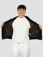 Giubbino suede RIVERSIDE SEAMLESS dark blu RIVERSIDE SEAMLESS DARK BLU THE JACK LEATHERS 