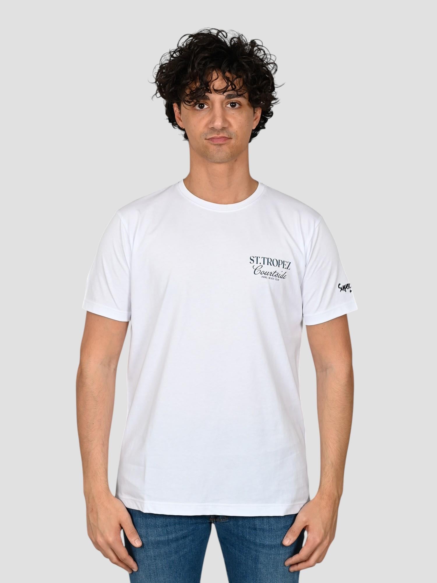 T-shirt A1149 WHITE padel club A1149 WHITE SUPERCULTURE CLOTHING 