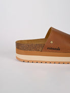 Sandalo donna JUDITE marrone in pelle JUDITE100 BROWN CUBANAS 