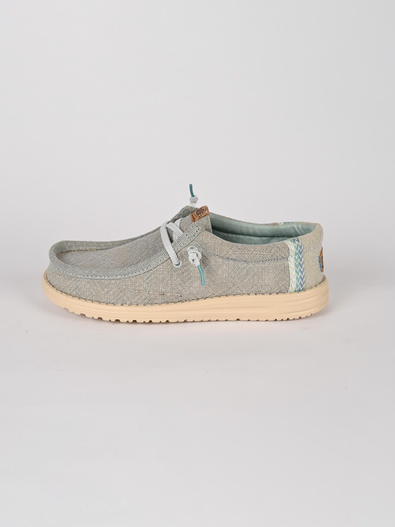 Scarpe leggere WALLY JUTE cloud blue WALLY JUTE CLOUD BLU HEY DUDE 