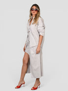 Camicia rigata  C079 T021 popeline multicolore C079-T021 CHARDONNAY ISABELLE BLANCHE PARIS 